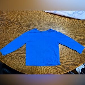 Hanna Andersson Kids Blue Long Sleeve Shirt Size 110 US 5